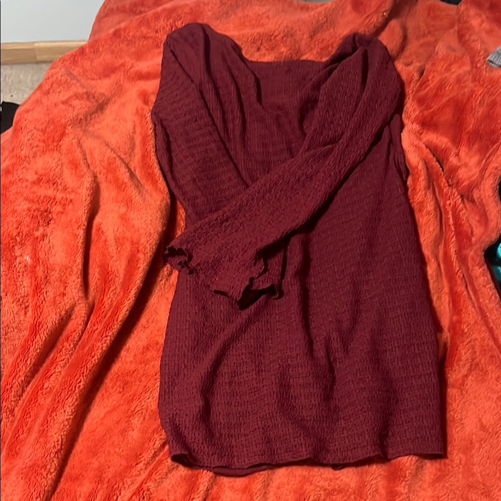 Women's Burgundy Dress